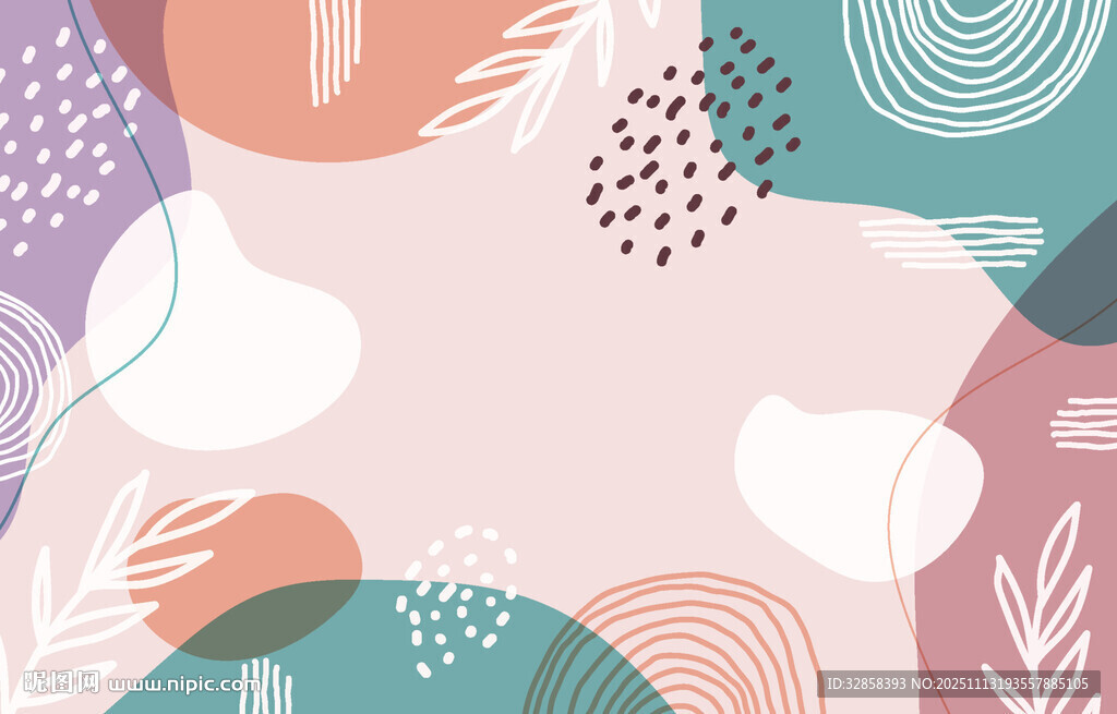 抽象多彩几何图案背景