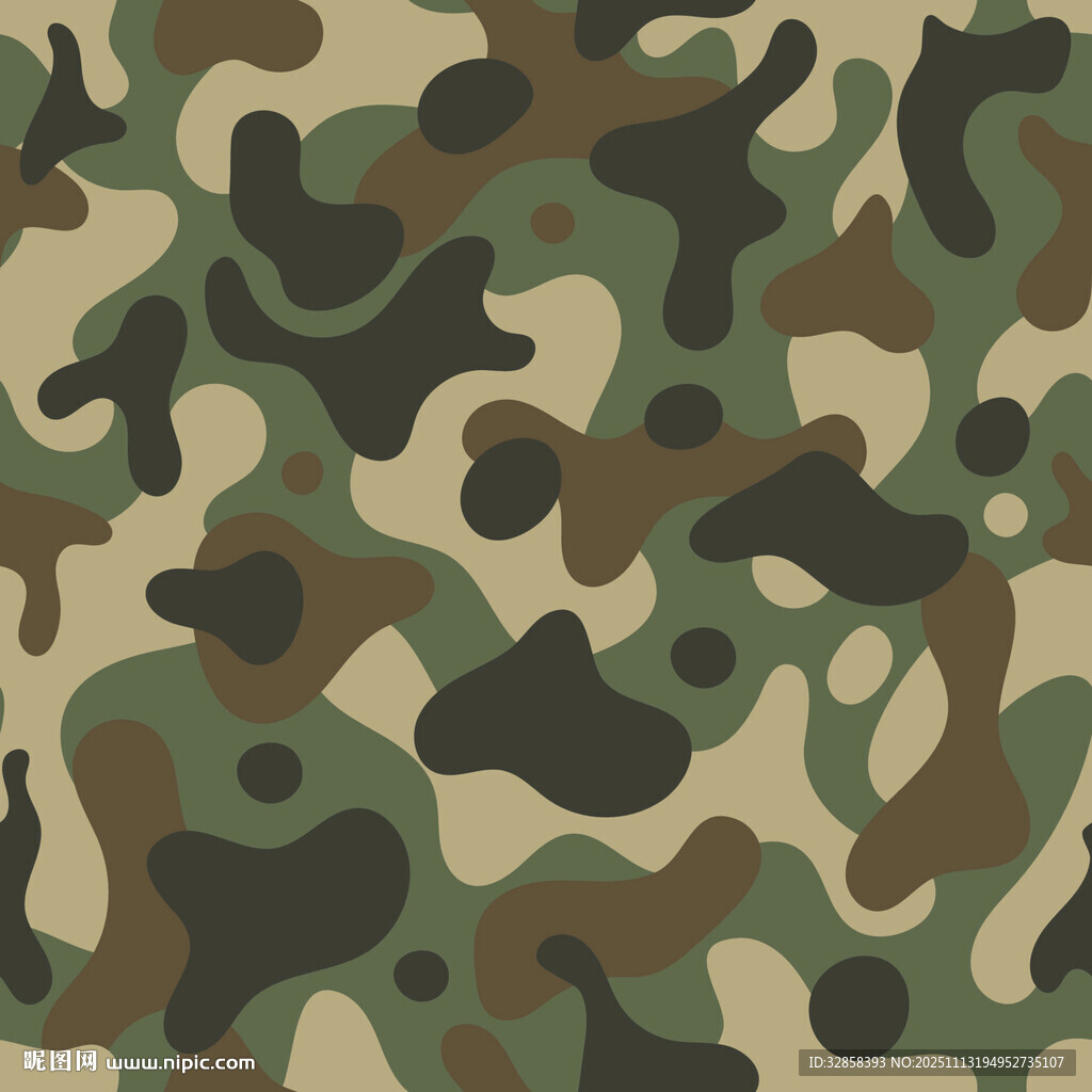 迷彩图案背景纹理