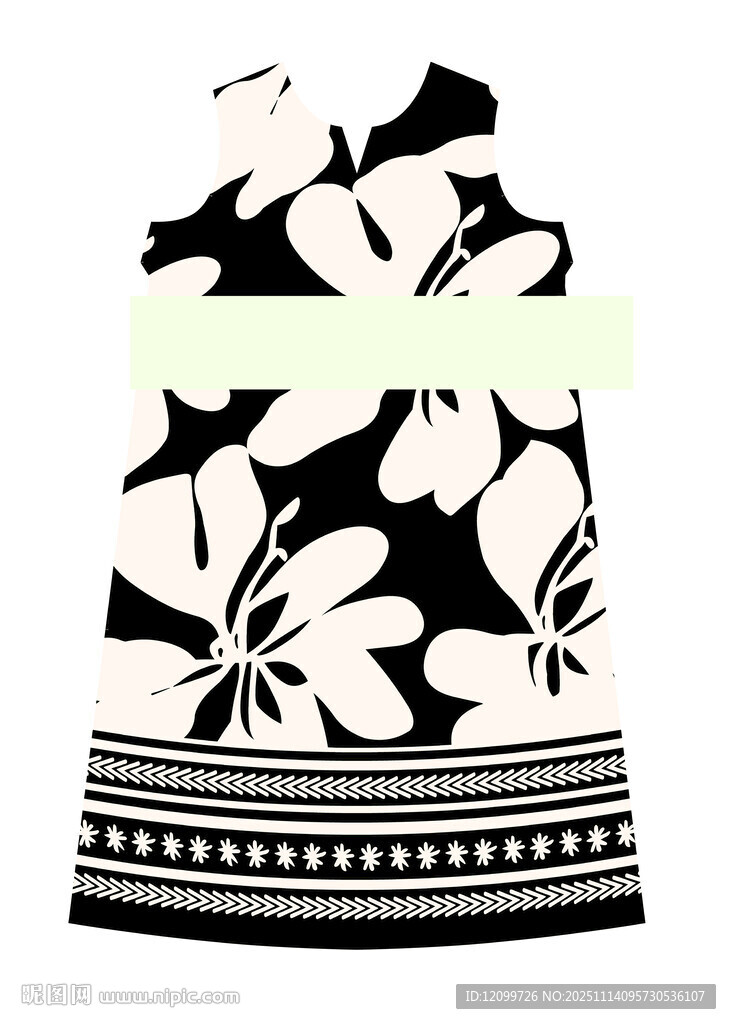 定位印花大花朵