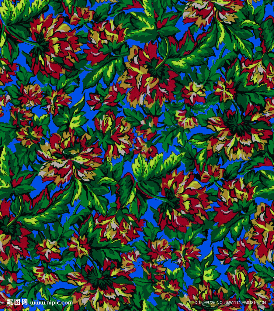 抽象色彩 线条数码印花