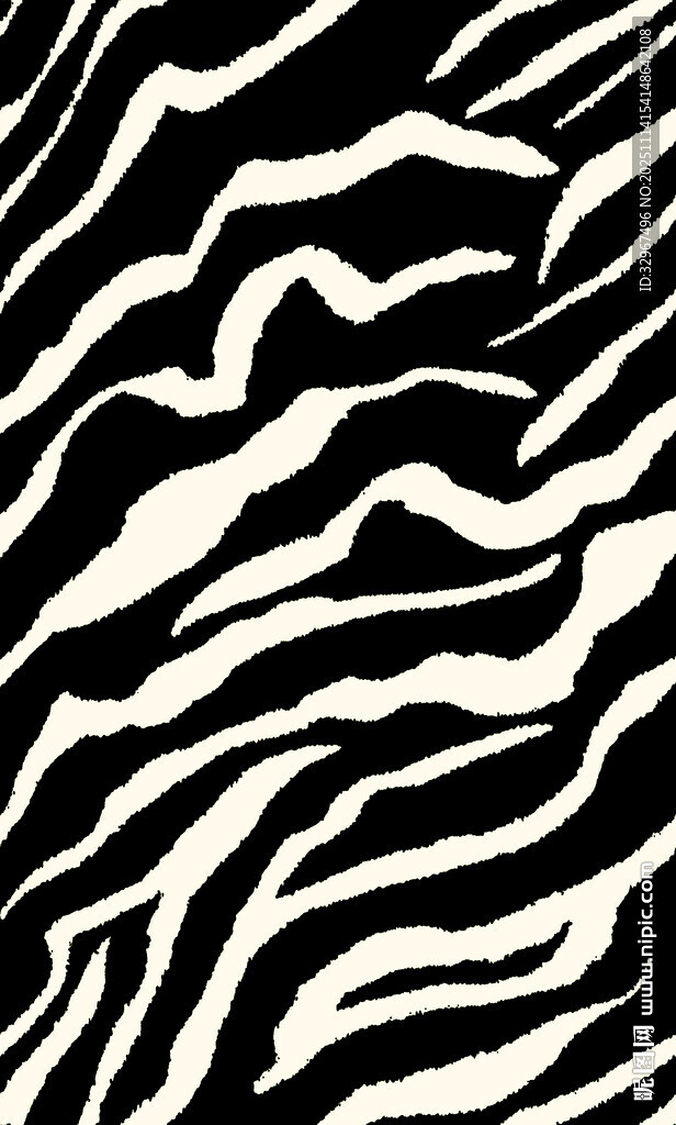 斑马纹图案纹理背景
