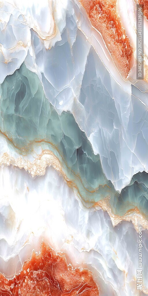 多彩纹理大理石图案