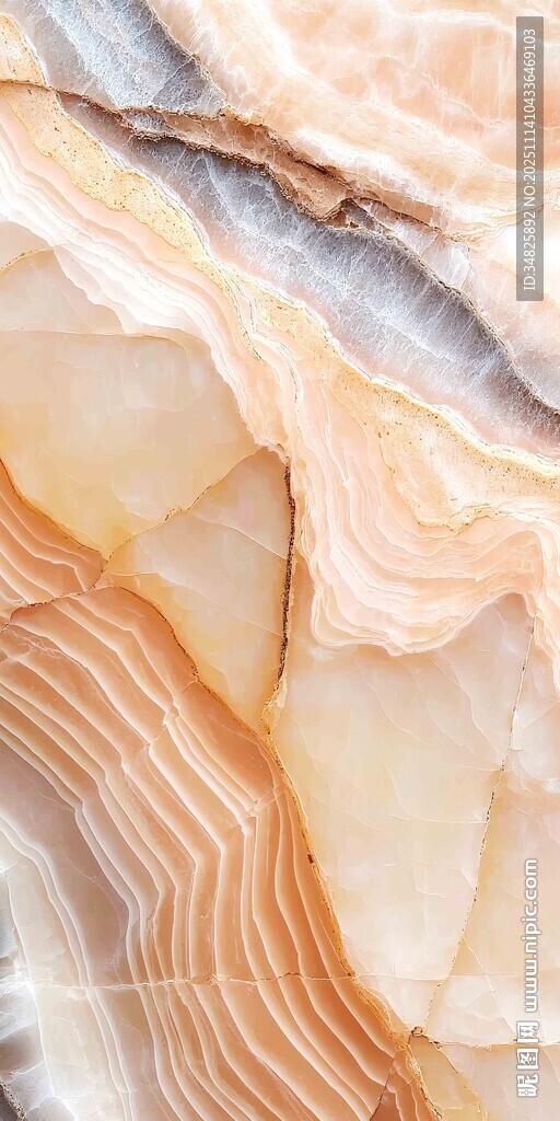 金色纹理独特的大理石图案