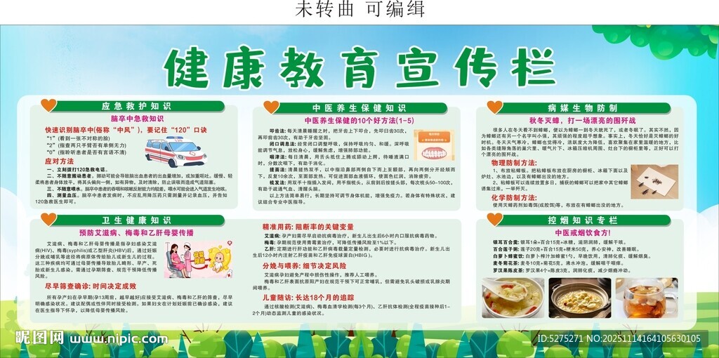 健康教育宣传栏