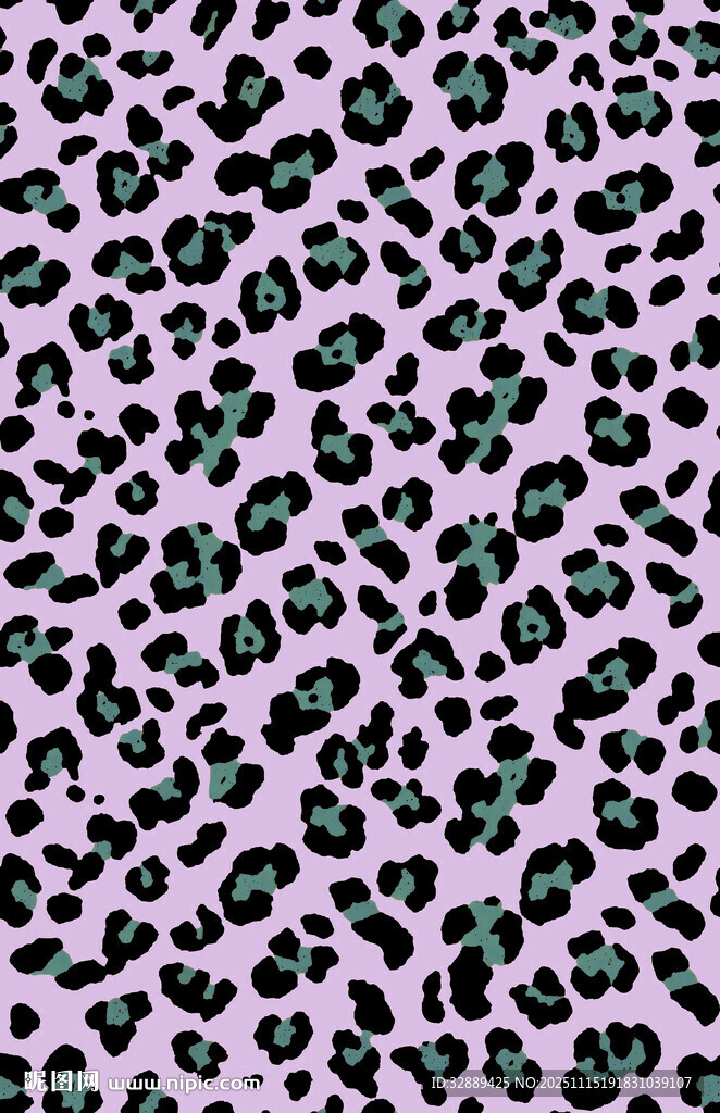 粉色豹纹图案纹理