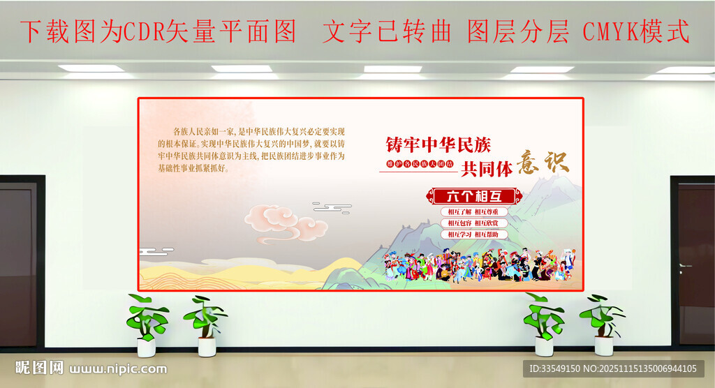 民族团结文化墙