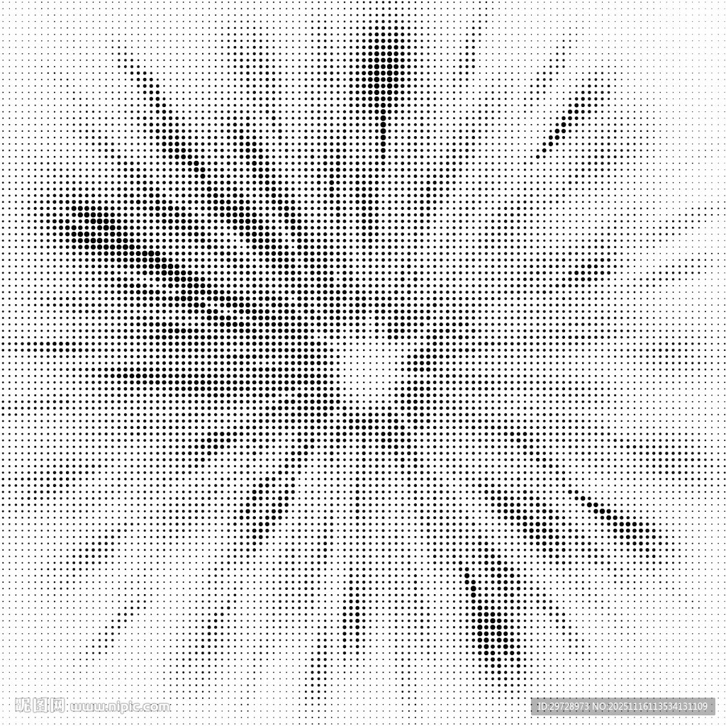 放射状圆点激光镂空抽象背景图案