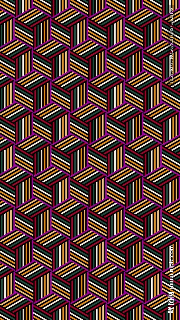 几何图案复古风纹理背景