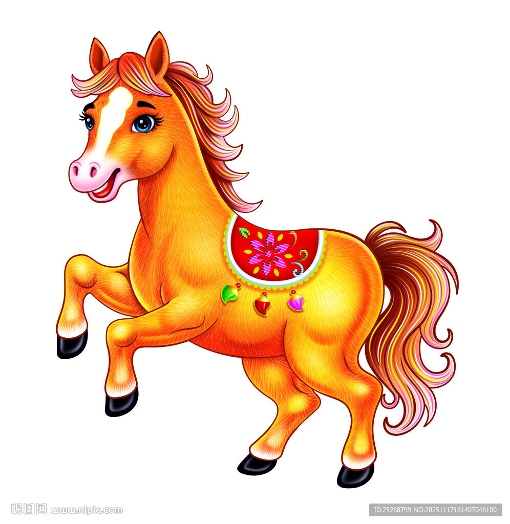 可爱卡通小马形象