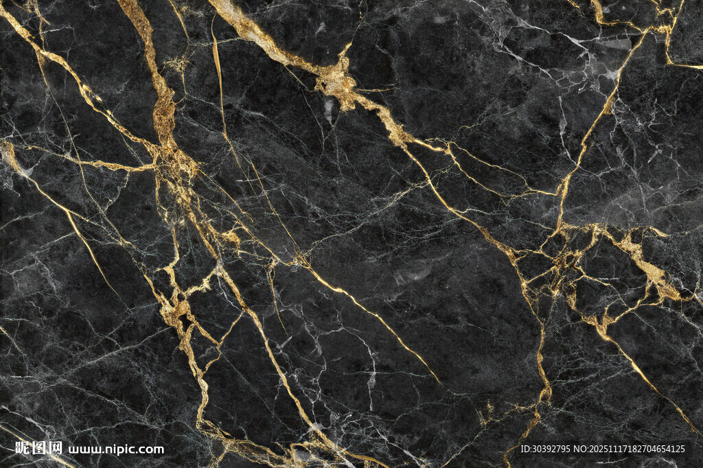 黑金大理石纹理图案