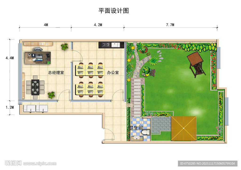 庭院景观设计平面图