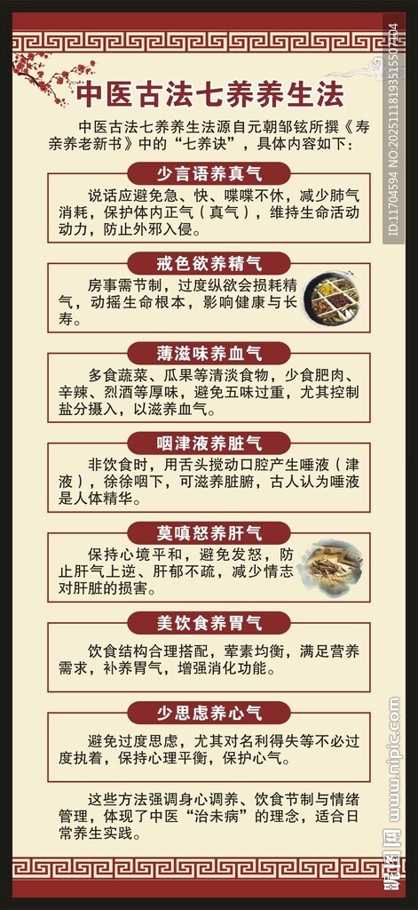 中医养生知识展架