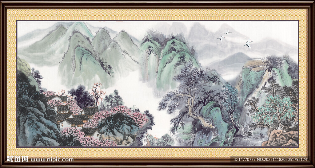 山水风景画 