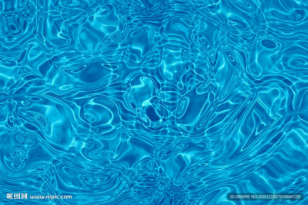 蓝色水波纹