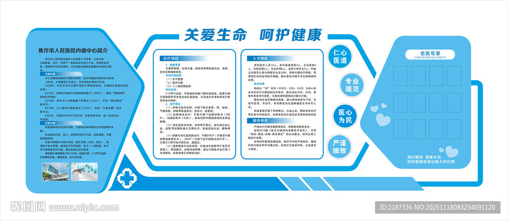 医院科室文化墙