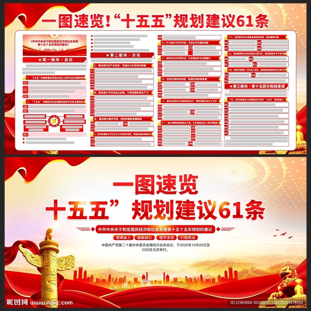 十五五规划建议61条