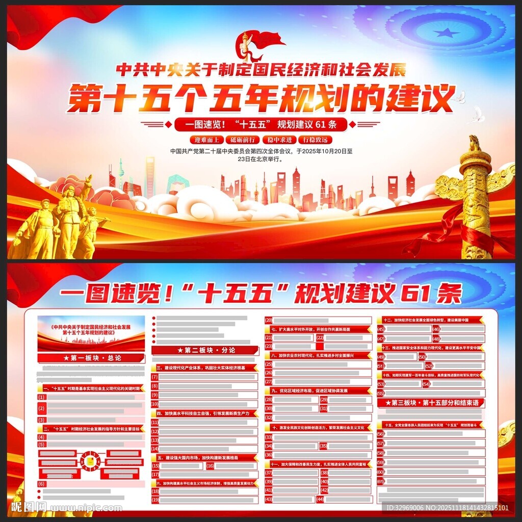 十五五规划展板