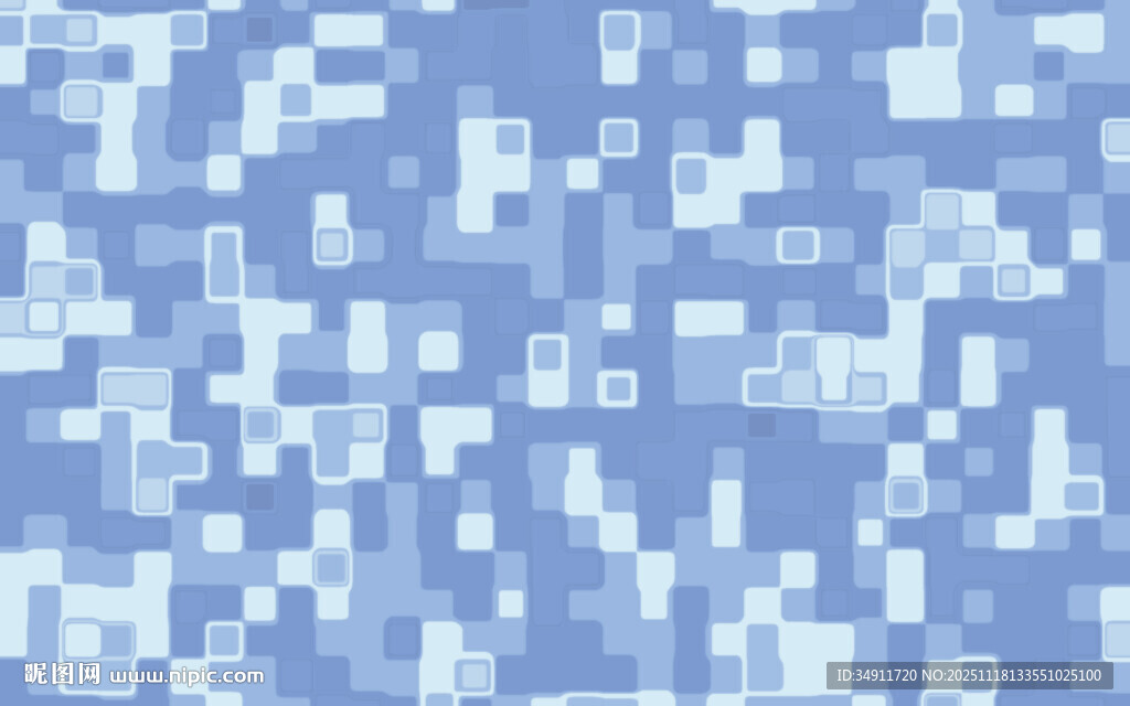 蓝色像素风格纹理背景