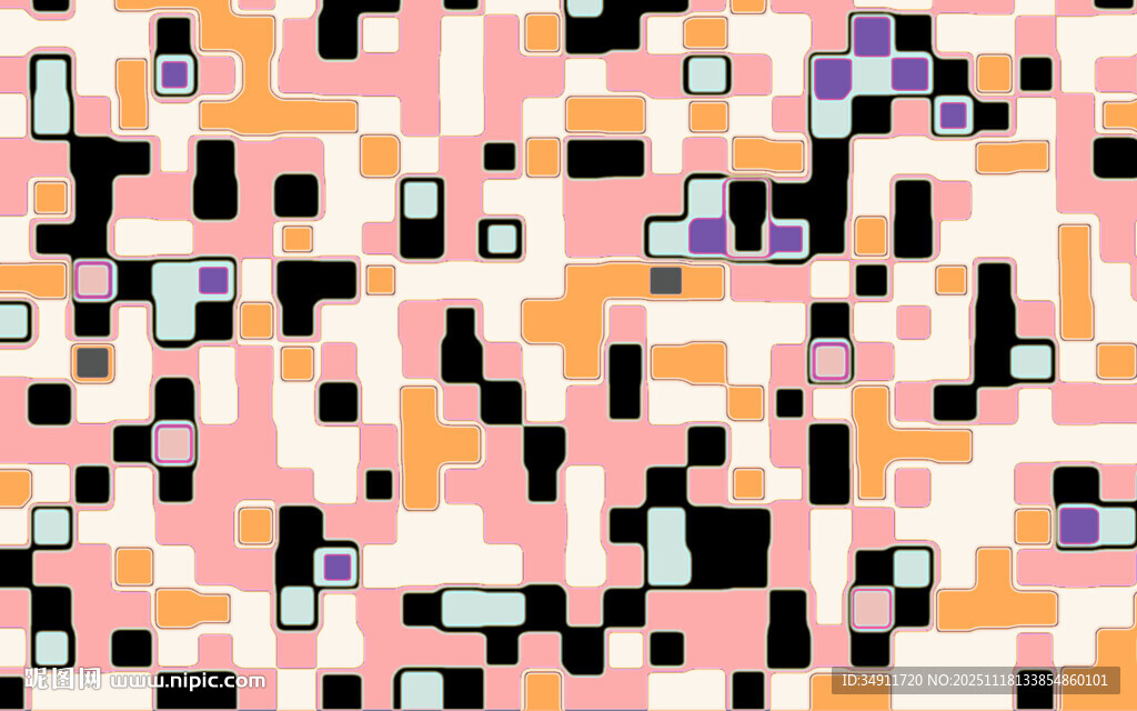 多彩几何图案背景