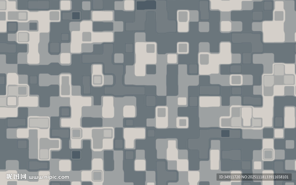 几何方块拼接抽象背景图