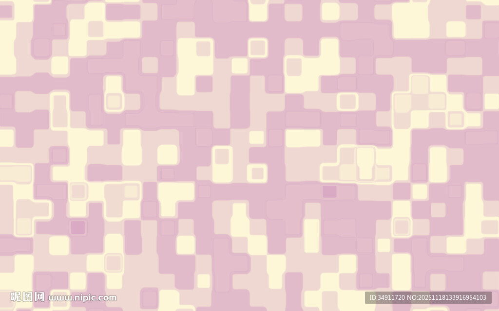 淡紫色像素风几何图案背景