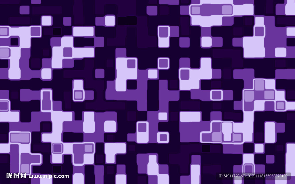 紫色像素方块背景图案