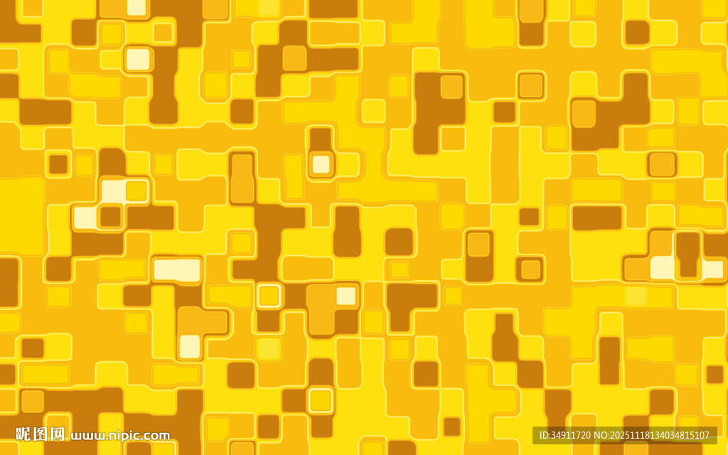 金色像素背景纹理图案
