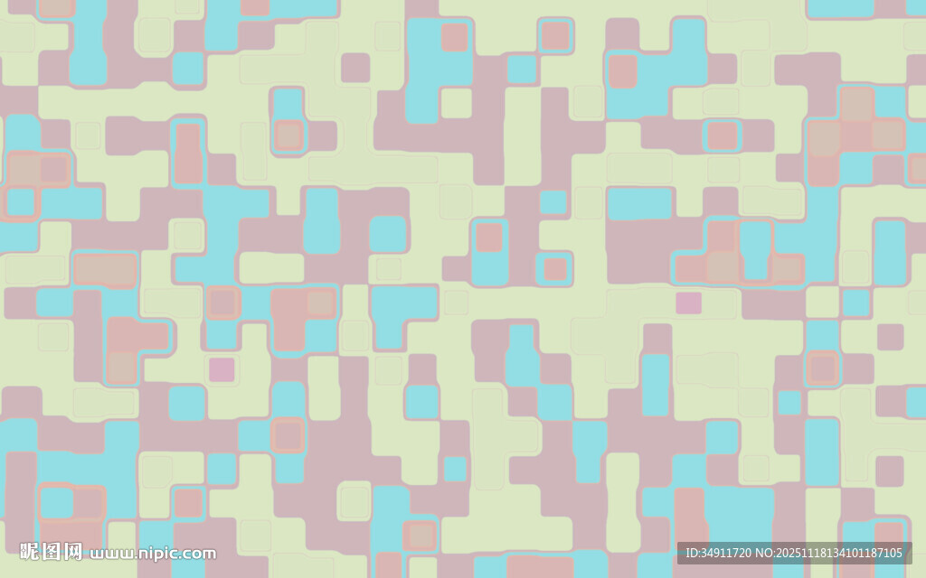 像素风格几何图案背景