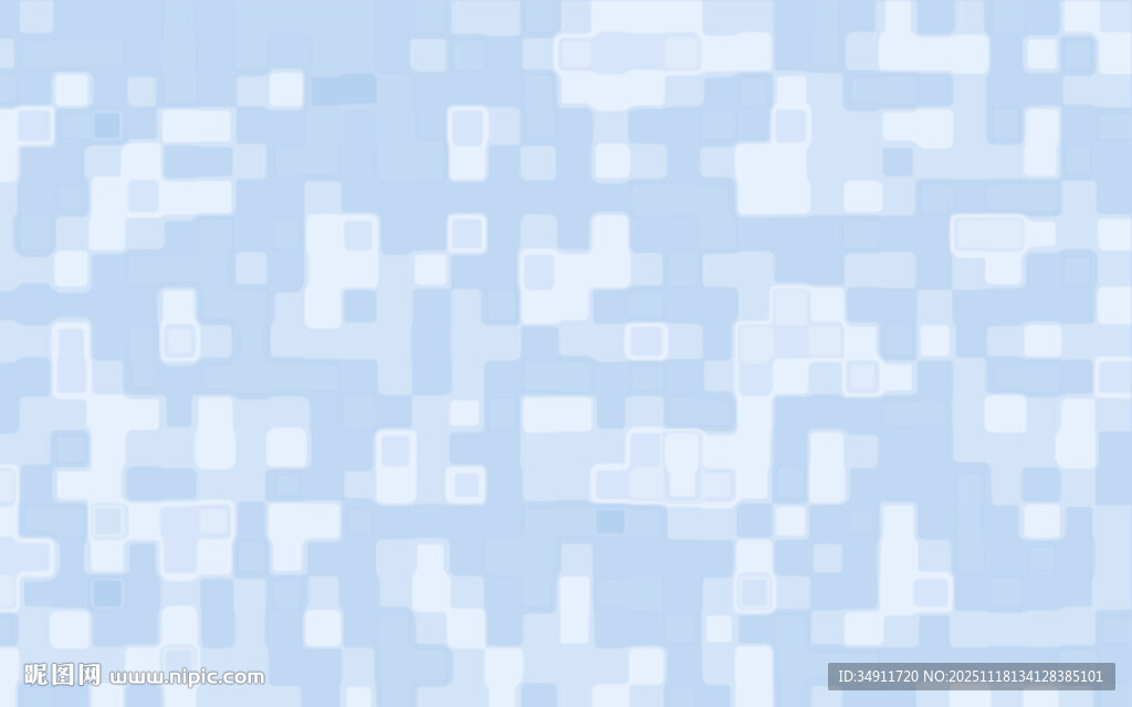浅蓝色像素风格背景图