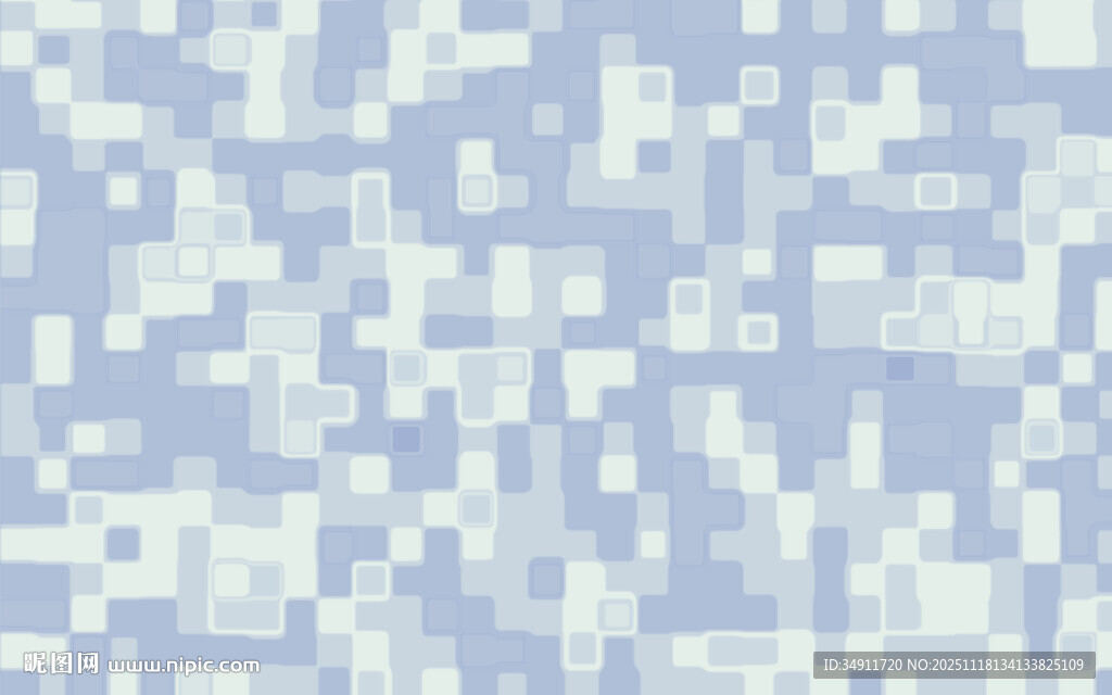 浅蓝色像素马赛克背景