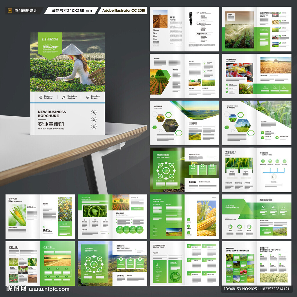 农业合作社画册