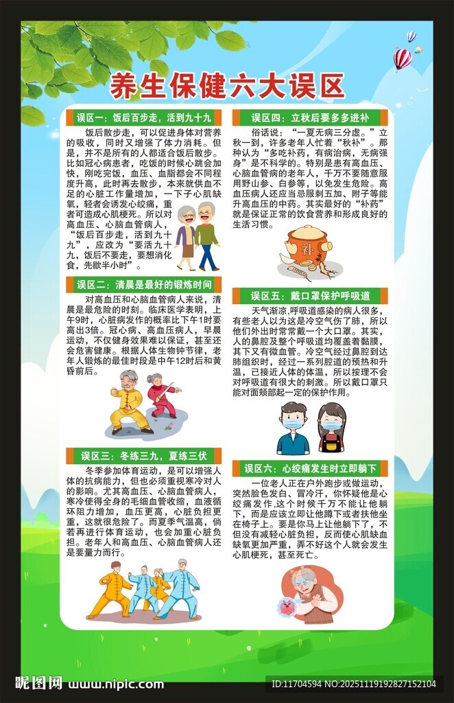 养生保健知识海报