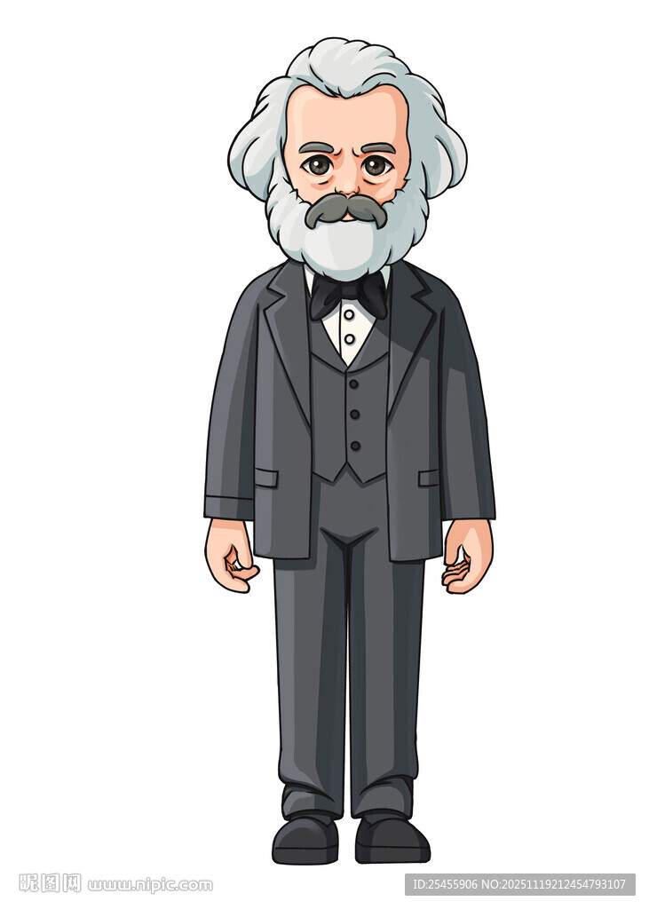 卡通形象马克思