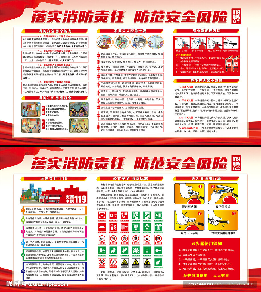消防安全展板