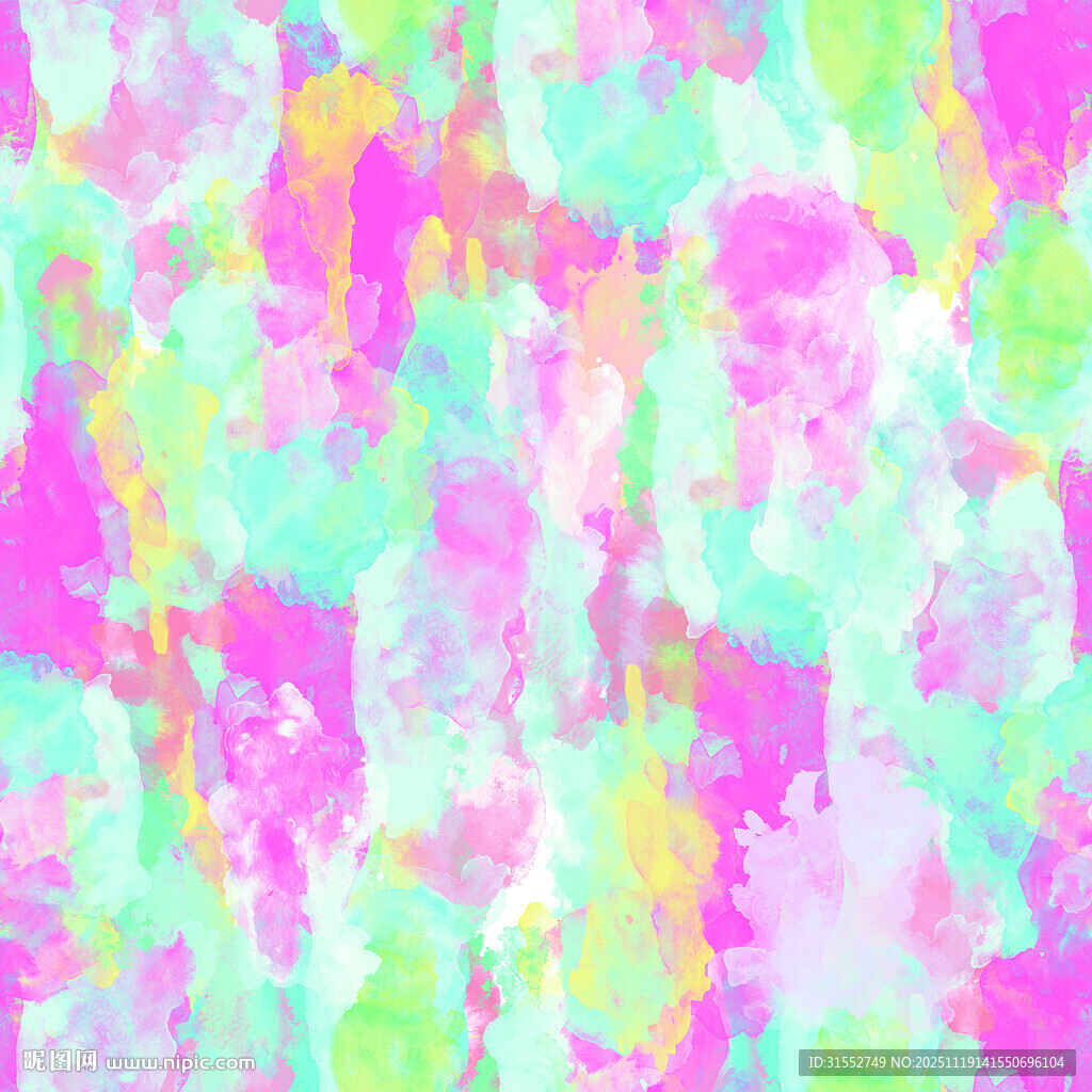 梦幻多彩抽象水彩纹理背景
