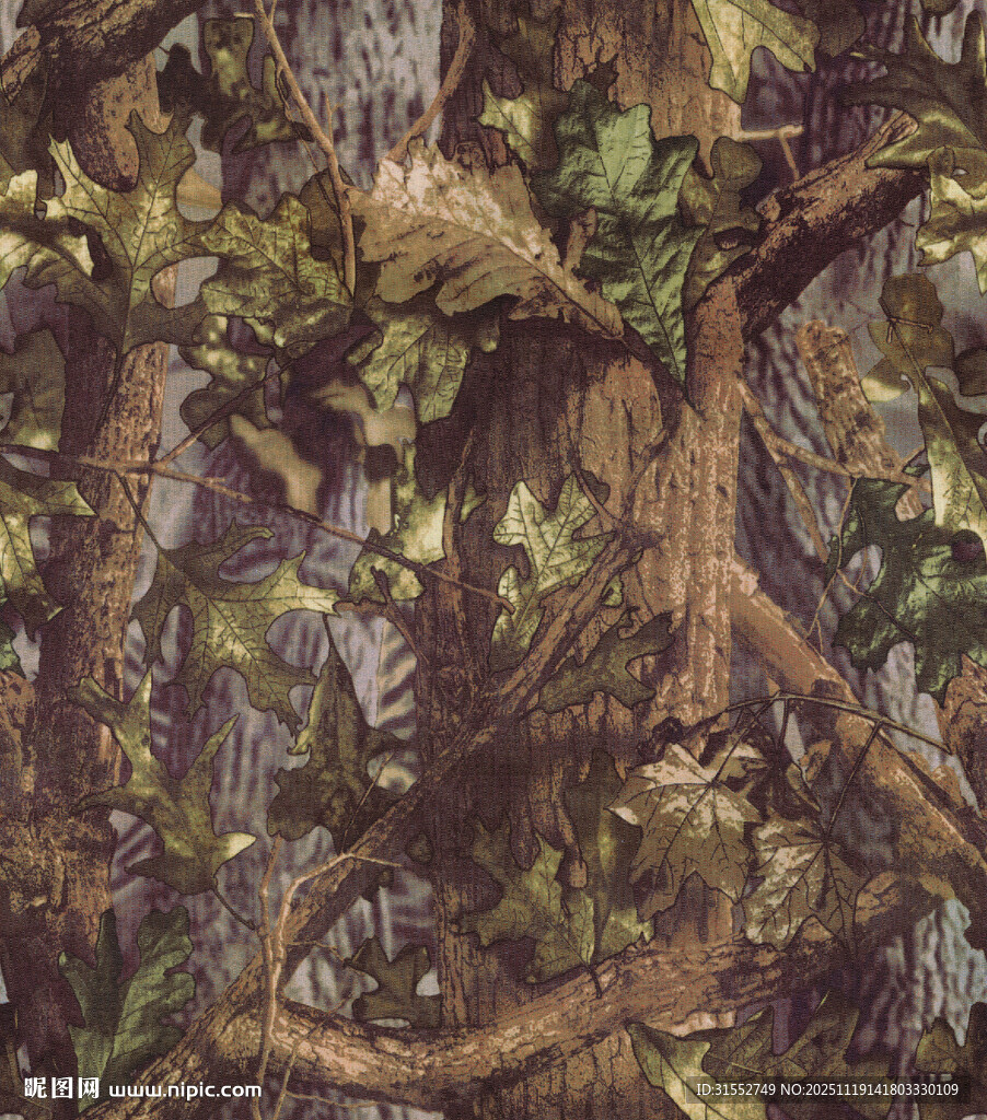 丛林迷彩图案纹理
