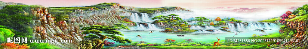 梦幻山水风景图