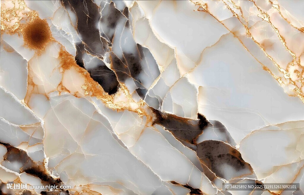 金色潘多拉大理石纹理图案