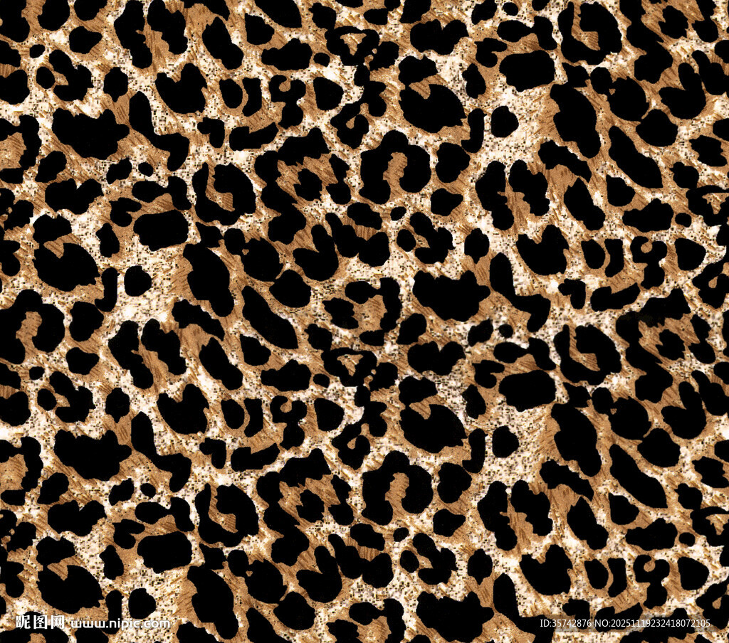 豹纹图案纹理背景
