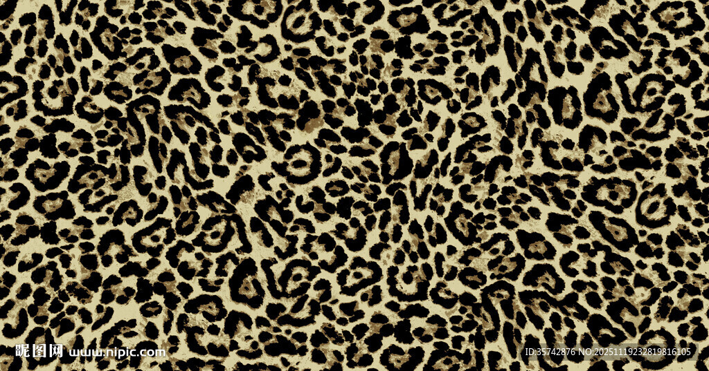 豹纹纹理图案