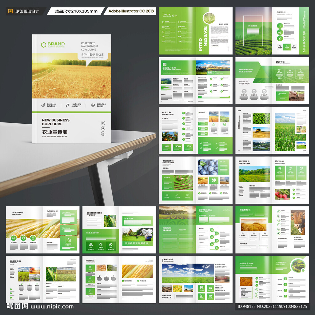 农业合作社画册