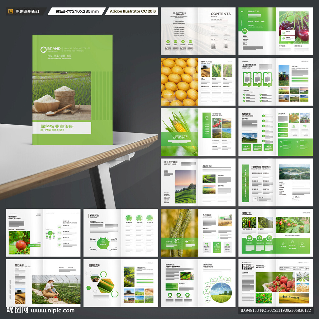 农业合作社画册