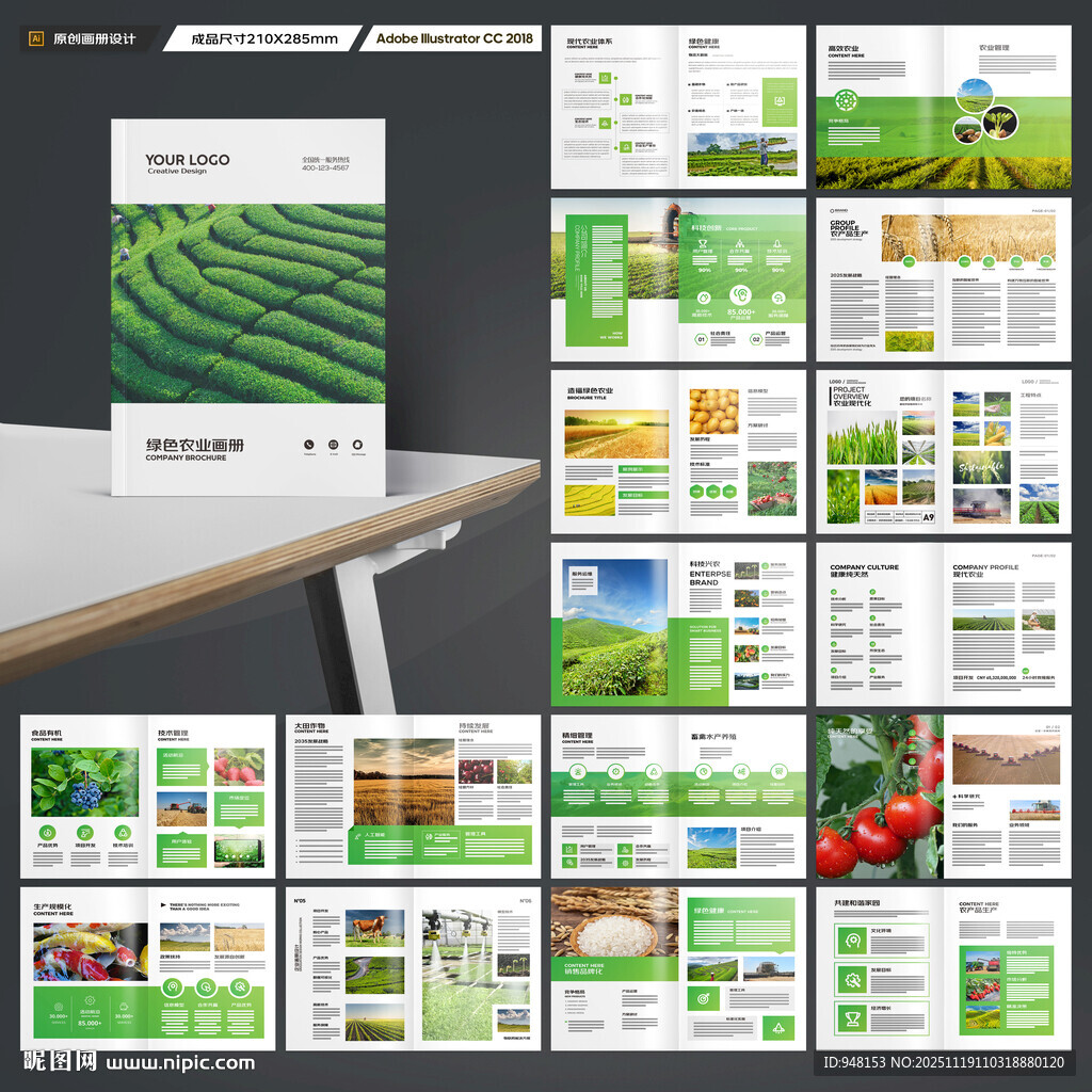 农业合作社画册