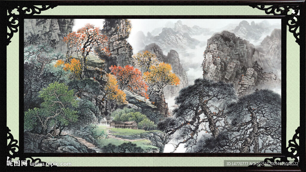 山水画 