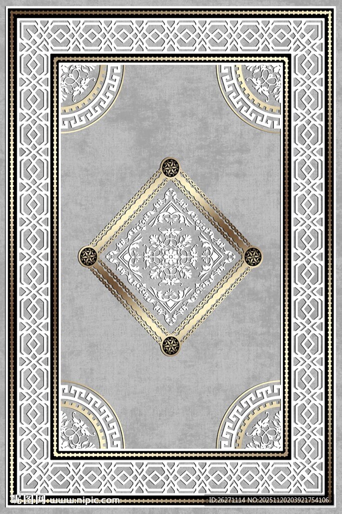 几何图案装饰瓷砖设计