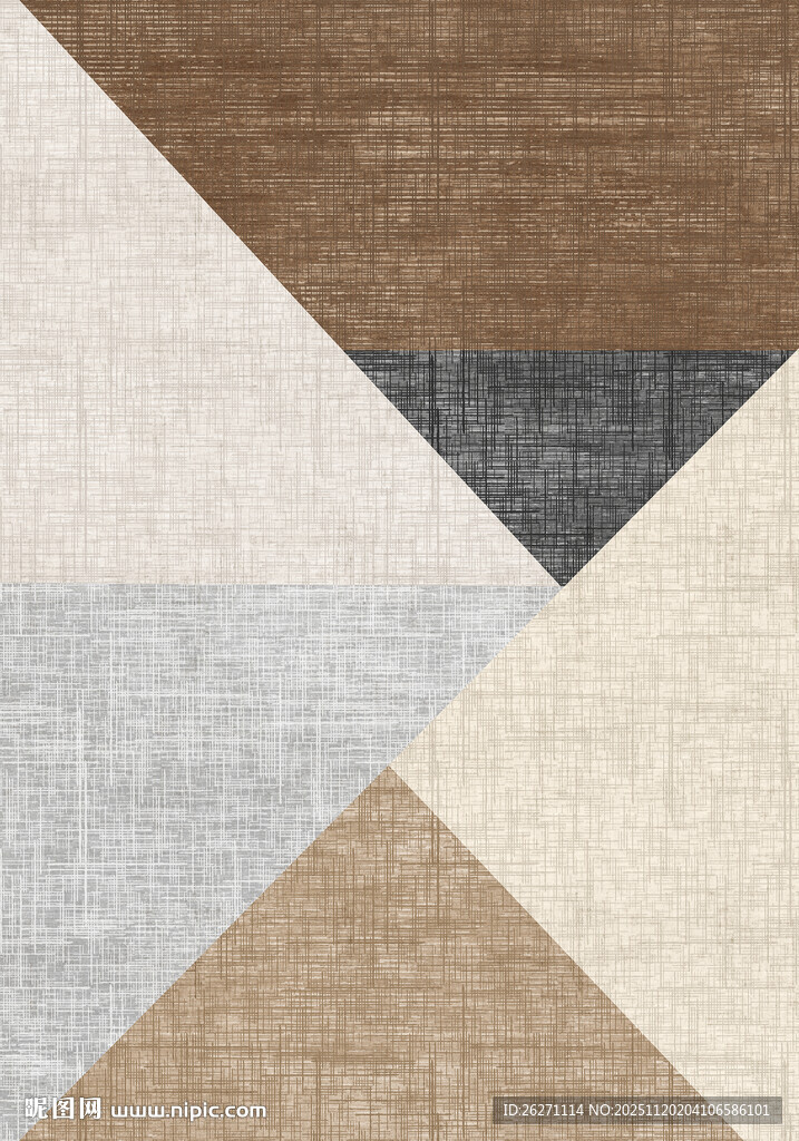 几何拼色织物纹理