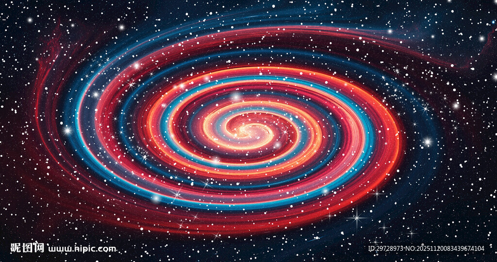 梦幻唯美绚丽星空旋涡