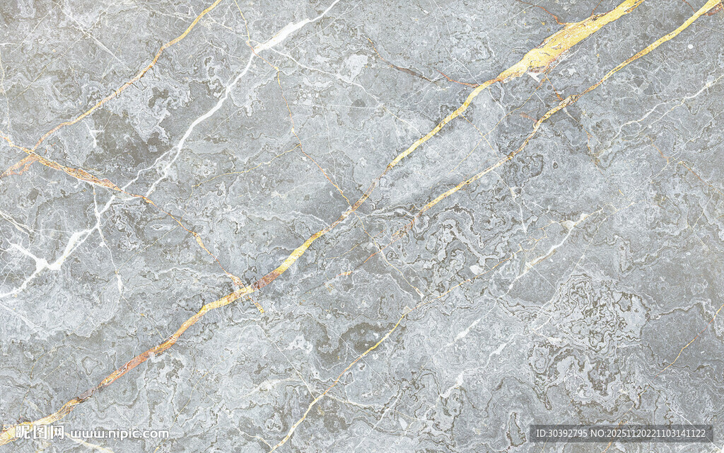 灰色金线大理石带纹理