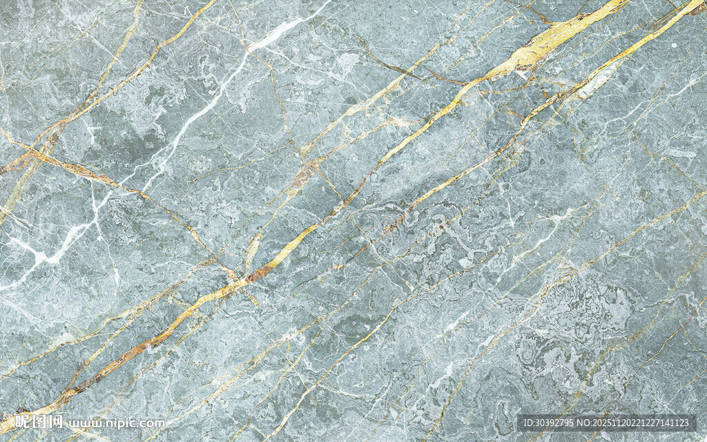 淡蓝艺术大理石金色纹理