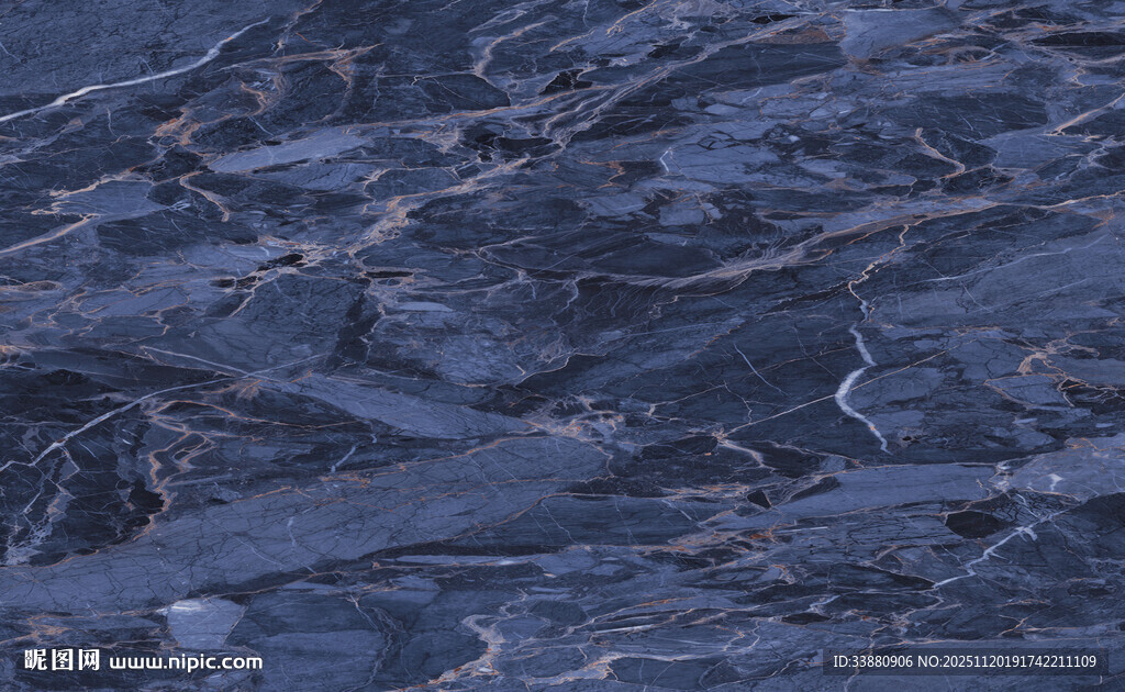 蓝色 清晰奢华石纹 高雅大图 